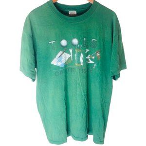 1990s Vintage Tools of The Trade Golf T-shirt Size XL